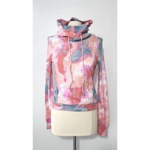 Love,fire tie-dye hoodie